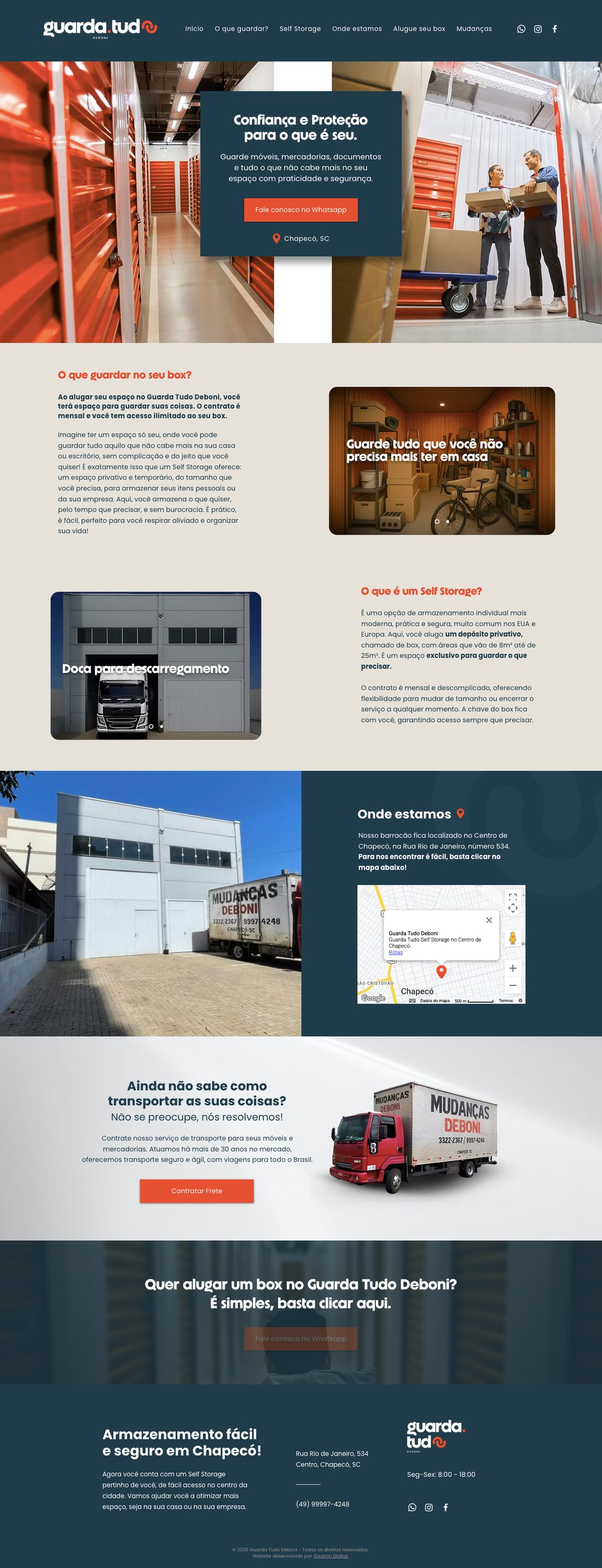 Site Guarda Tudo Deboni
