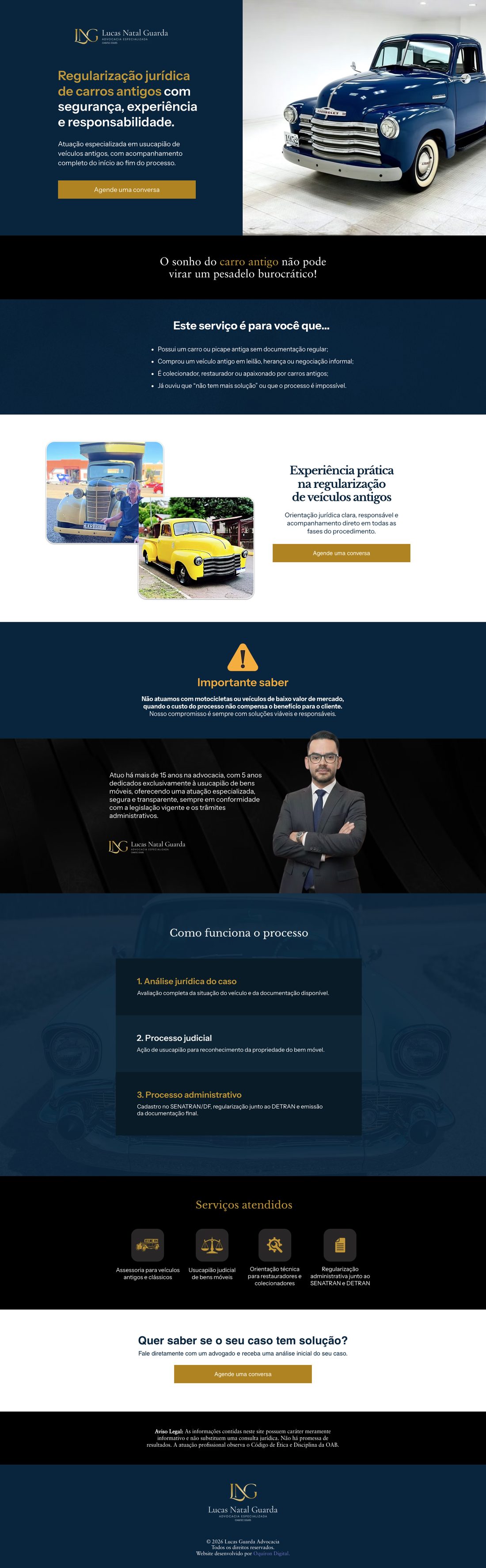 Site Lucas Natal Guarda Advocacia